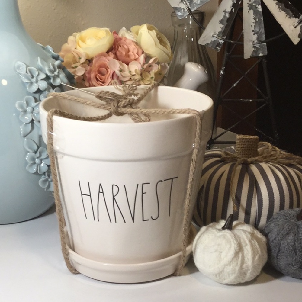 Rae Dunn 7” HARVEST Pot